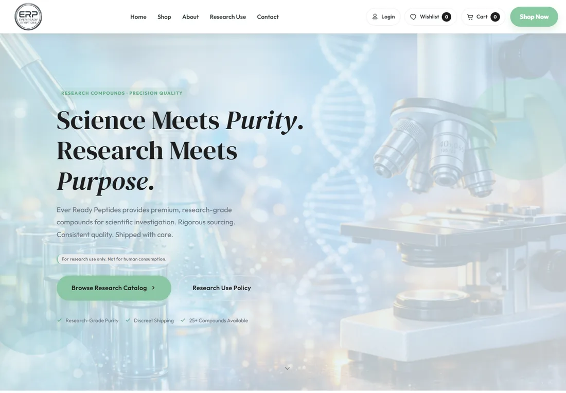 Preview of Ever Ready Peptides